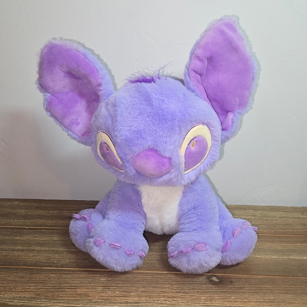 Lissi Puppe Purple Stitch Plush Stuffed Animal Toy 9 Inch Lavender Fur Disney